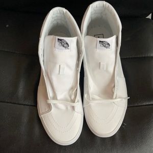 Vans SK8 true white sz10 men